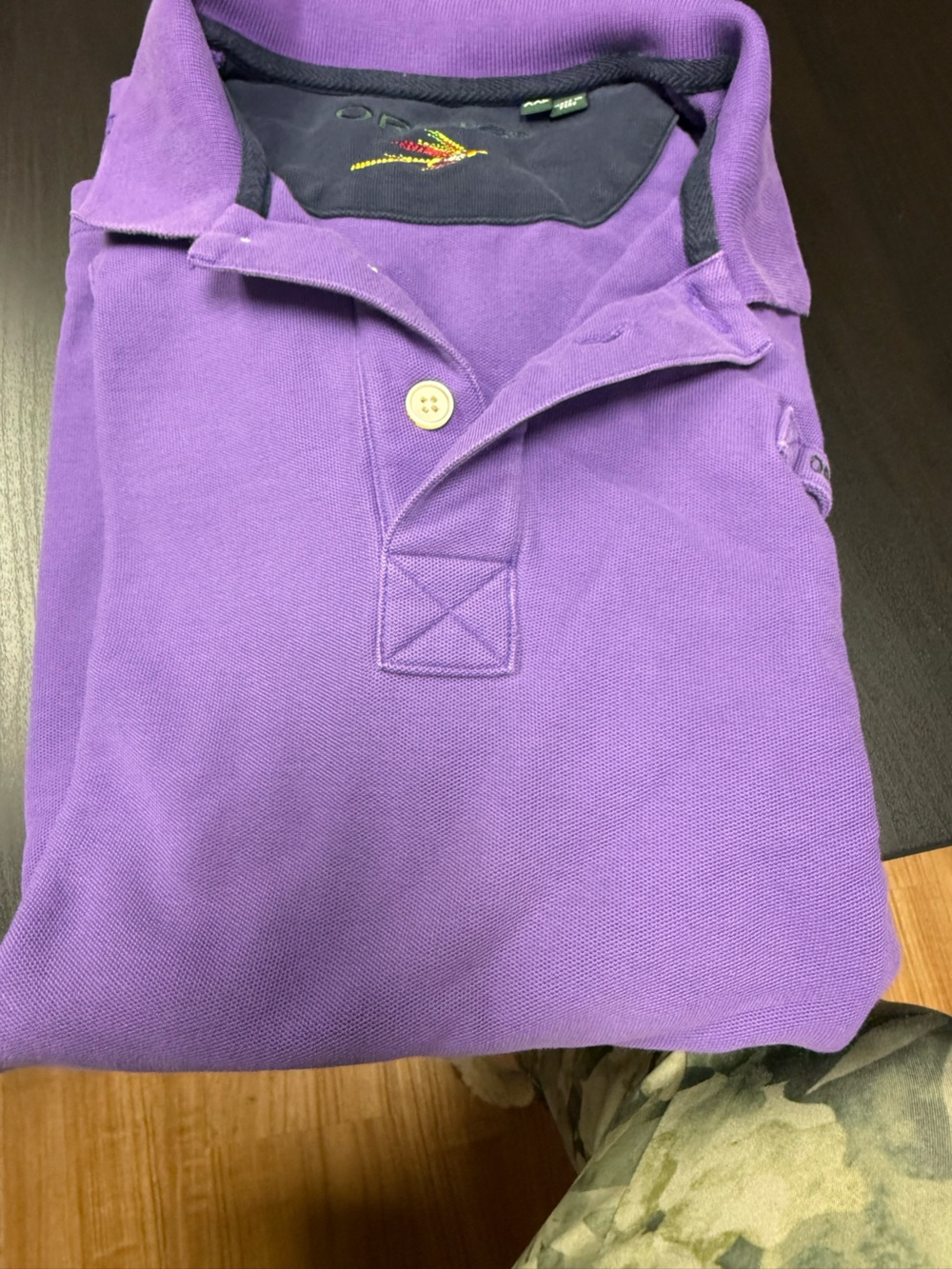Orvis Purple Polo Shirt